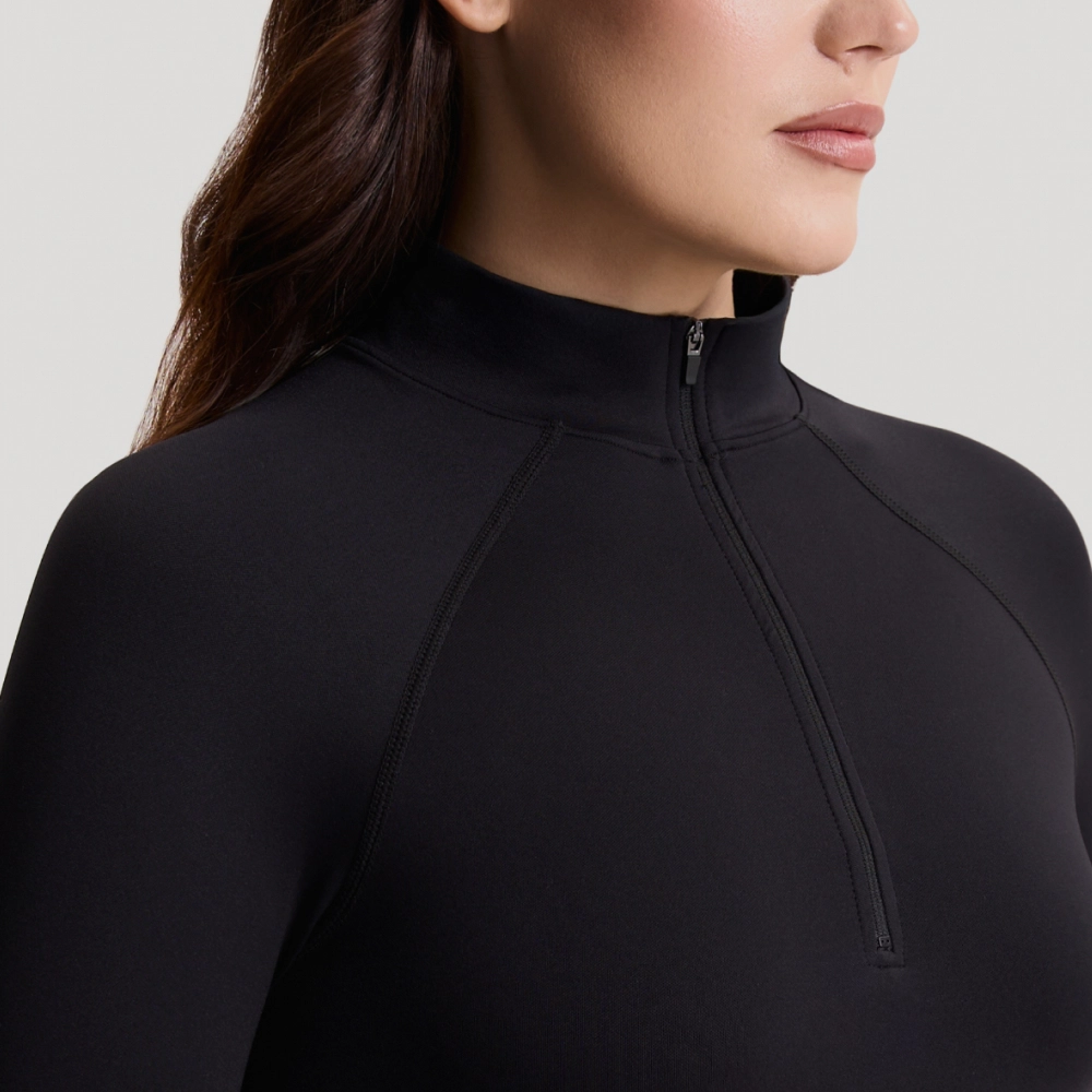 Горловина-стойка на молнии