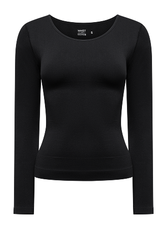 Лонгслив с круглым вырезом