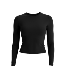 Лонгслив с закрытым вырезом